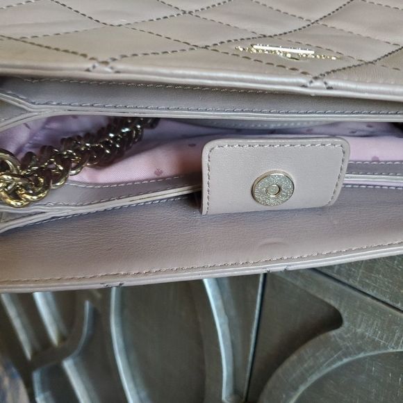 Kate Spade quilted chain handbag mauve - Picture 9 of 11